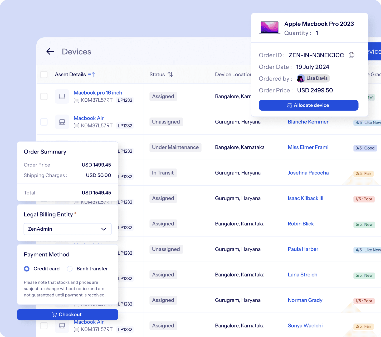 ZenAdmin works